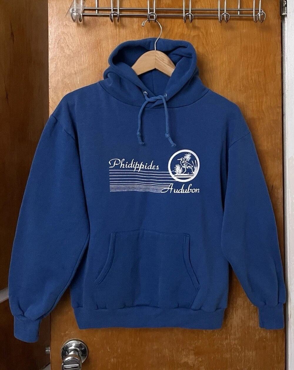 Vintage 80s Phidippides New Orleans Hoodie Audubon Park Sz M Running Race